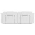 thumbnail image 3 of vidaXL Headboard Cushion White 152 cm Faux Leather, 3 of 5