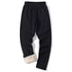 thumbnail image 4 of Puntoco Pantalones casuales de terciopelo de uso diario con pierna recta de invierno para hombre, 4 of 7