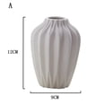 thumbnail image 3 of de Florero de Cerámica Blanca para Decoración para hogar, pequeña sala, Decoración de , Centro de para Bodas Sin cuello, 3 of 7