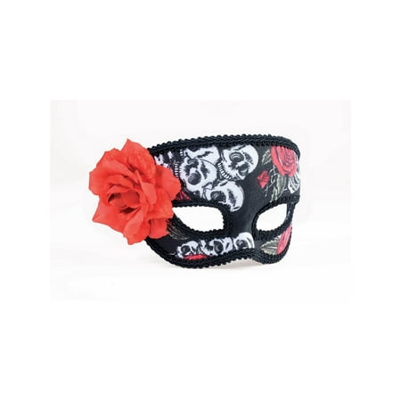 Day Of Dead 1/2 Mask Halloween Costume Accessory