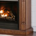 Duluth Full Size Dual Fuel Vent less Gas Fireplace With Mantel