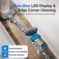 thumbnail image 6 of INSE 45kPa Cordless Vacuum Cleaner with Brushless Motor, 6 in 1 Stick Vacuum Lightweight for Hard Floor Carpet Pet Hair, S7P Blue, 6 of 15