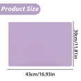 thumbnail image 3 of ZTTD 1Pcs Napperon en Cuir PU Lavé Résistant à la Chaleur, Imperméable et Essuyable pour Décoration de Fête (Jaune Clair), 3 of 7