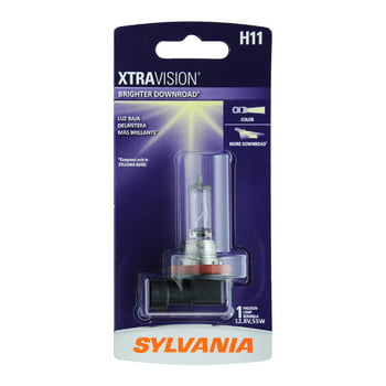 Sylvania H11 XtraVision Halogen Headlight Bulb, Pack of 1