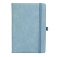thumbnail image 2 of A5 Notebook with Strap, Thick Paper Notepad, Lined Journal for Daily Writing and Notes, Blue, 2 of 9