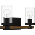 thumbnail image 3 of Nottinghill 2-Light Bathroom Vanity Light in Matte Black, 3 of 6