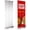 Authentic Italian Pasta Pizza Perfection, variant on DreamController Restaurant Retractable Banner With Stand, 33"x81" Vertical Display Pull-Up Banner for Trade Shows, Business Events & Promotions (All You Can Eat Come Hungry)