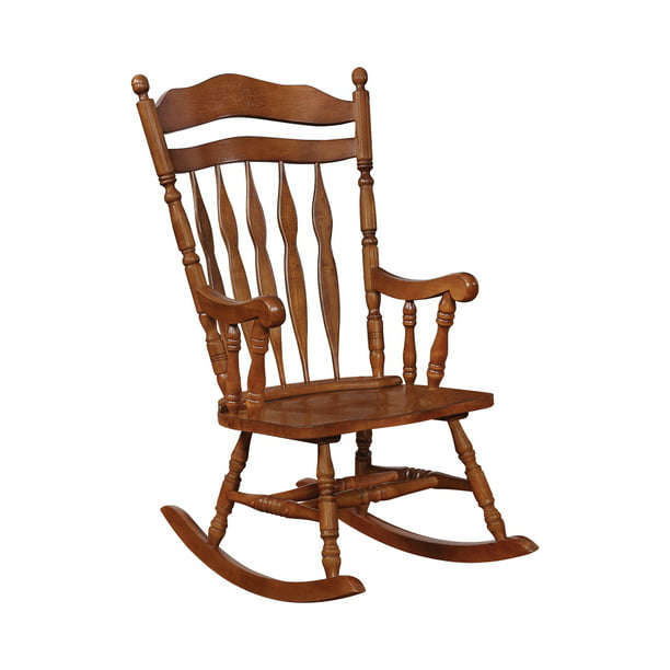 Windsor Rocking Chair Medium Brown By, Windsor Back Rocking Chair Cushions