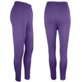 thumbnail image 5 of Womens Leggings,Ultra Soft Seamless High Waisted Yoga Leggings Tummy Control Purple 3XL, 5 of 8
