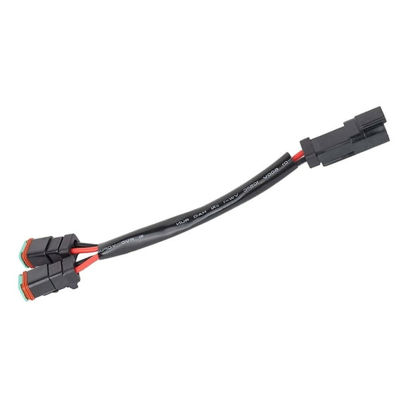 Colaxi Deutsch Adapters 2 Pins Socket Adapter Connector 2 Pins LED Work Lamps Extension Kits Quick Connect Leads Deutsch DT Connector