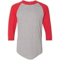 thumbnail image 2 of Augusta Sportswear Mens Baseball Jersey 2.0, L, Athletic HeatherRed, 2 of 3