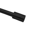 thumbnail image 2 of Versailles - Lexington Ringlets Curtain Rod Set, Adjustable Length from 86" to 144", Black, 2 of 6