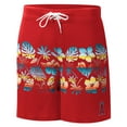 thumbnail image 2 of Men's G-III Sports by Carl Banks  Red Los Angeles Angels Breeze Volley Swim Shorts, 2 of 3