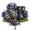 Blue, variant on 1 Pc 19" Artificial Sunflowers Bouquet, 9 Stems 7 Heads Silk Fall Flowers Bunch for Farmhouse Table Centerpiece Vase Filler, Dusty Navy Blue