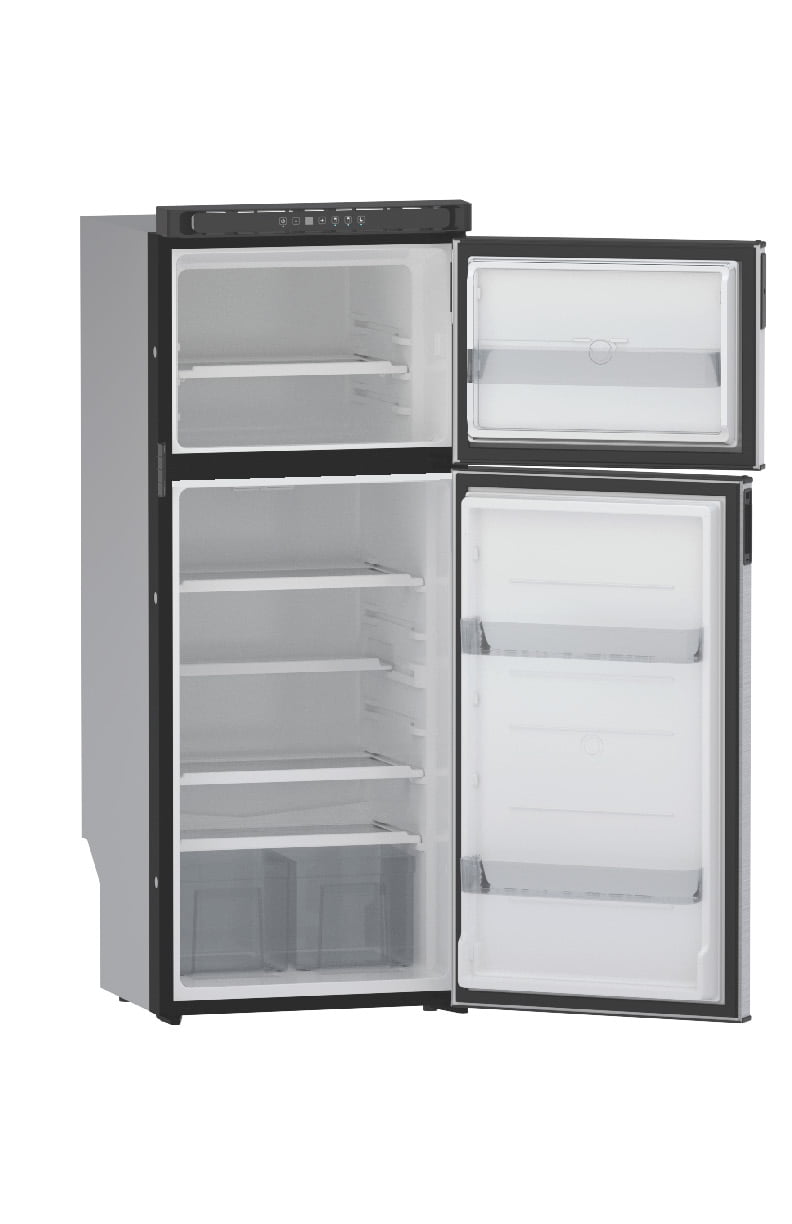 Norcold 10 Cu. Ft. Dual Compartment Refrigerator, Black, 2-Door, Left Hand Hinge