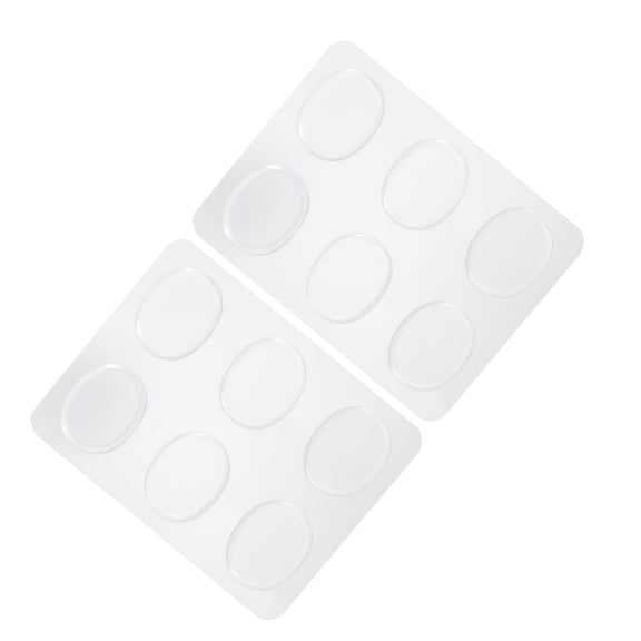 DRAFIDEEP 12Pcs Drum Dampeners for Snare Drums and Cymbals with Flat Design 3.3X2.6X0.3CM