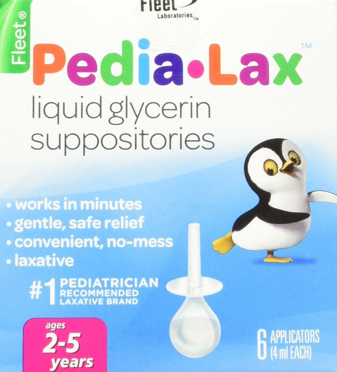 PediaLax Fleet Liquid Glycerin Suppositories