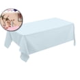thumbnail image 1 of Tablecloth 54 x 74 Inch, Rectangle Table Cloth for Tables - Stain and Wrinkle Resistant Washable Polyester Table Cover for Dining Tables, Buffet Parties and Camping, 1 of 5
