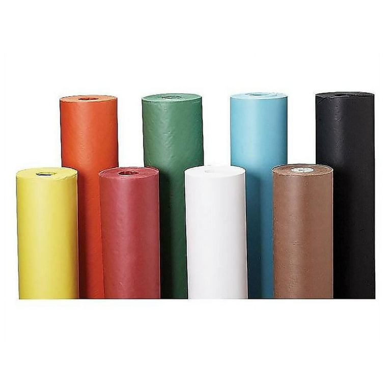 Pacon® Rainbow® Colored Kraft Paper Roll, 36 x 1000', White 