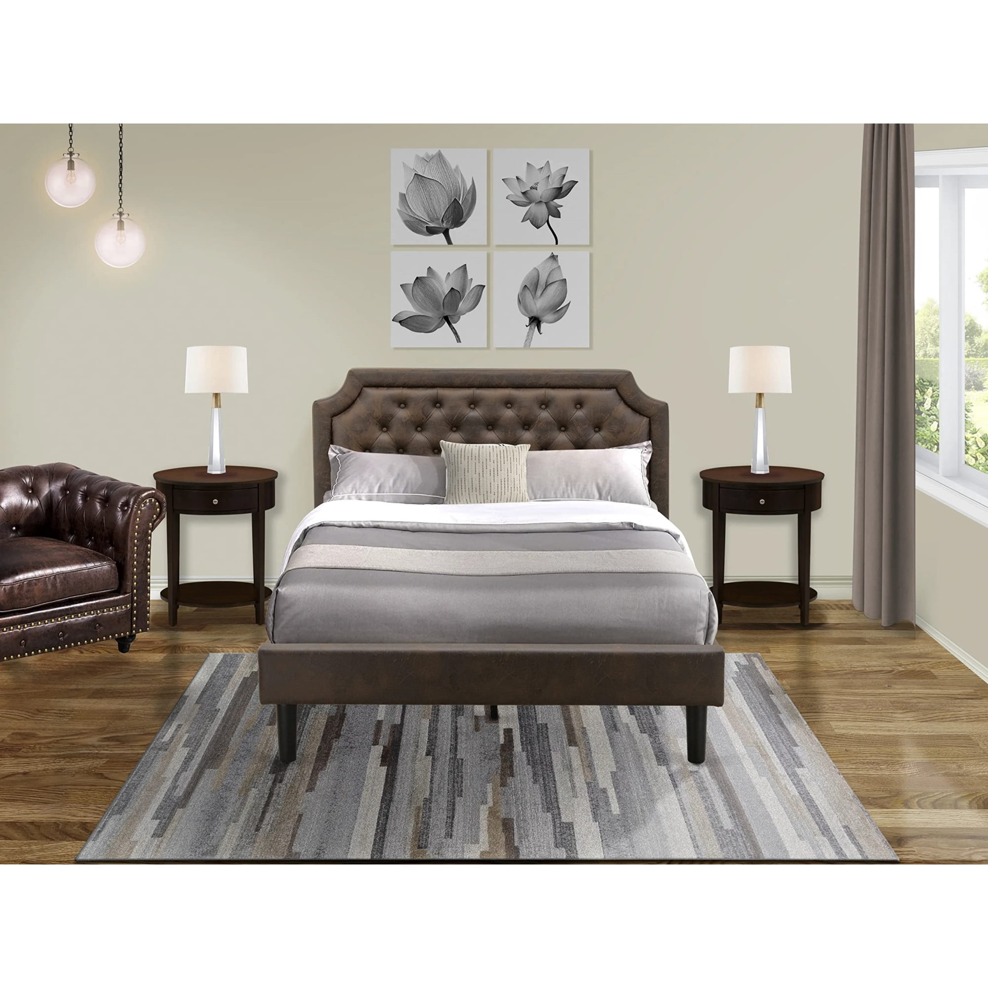 Weston Home Adison Graceful Scroll Bronze Iron Bed, Full - Walmart.com