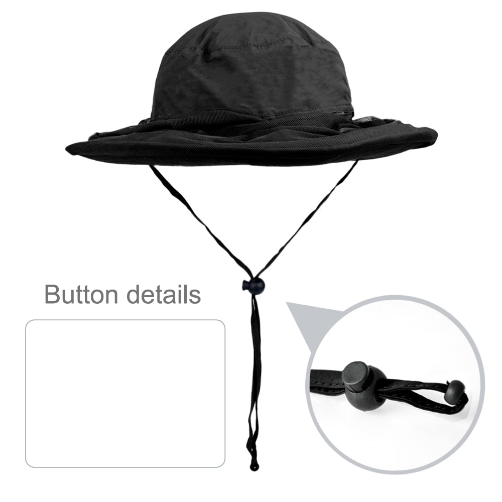 Sun Protection Hat with Mesh Face Neck Mask OKSakady Anti Mosquito Head Net Hat Outdoor UPF 50