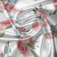 thumbnail image 5 of Ambesonne Vintage Rose Window Valance, Classy Flowers Bouquet, 54" X 18", Pale Pink White, 5 of 5