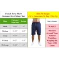 thumbnail image 2 of 3-Pack Men’s French Terry Jogger Shorts Casual Summer Lounge Gym, 2 of 2