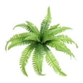 thumbnail image 2 of Clearance! Liulin Fake Boston Fern Artificial Plants Outdoor, UV Resistant Faux Ferns Plastic Greenery Shrubs, Artificial Ferns Shrubs for Home Gardens Patio Yards Porch Spring Decor, 18 Branches, 2 of 9