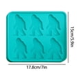 thumbnail image 2 of Bigfoot Yeti Ice Cube Tray, Sasquatch Footprint Silicone Mold, Large Novelty Monster Ice Maker for Whiskey Cocktail Party, Funny Camping Gift White, 2 of 7