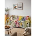thumbnail image 6 of Spring Floral Couch Cover for Dogs, Farmhouse Elegant Flowers Vintage Art Washable Sofa Covers Slipcover for Pets Dogs Futon Cover, Couch Recliner Covers, Oversized Chair Slipcover 71"x91", 6 of 9