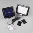 thumbnail image 5 of Luz solar de pared con paneles solares, 56 luces LED con energía solar para porche, valla, Patio, terraza, 5 of 5