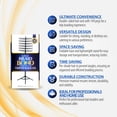 thumbnail image 4 of Organizador de cabello Standing Braid para extensiones de cabello Laflare, 144 pinzas, 4 of 6