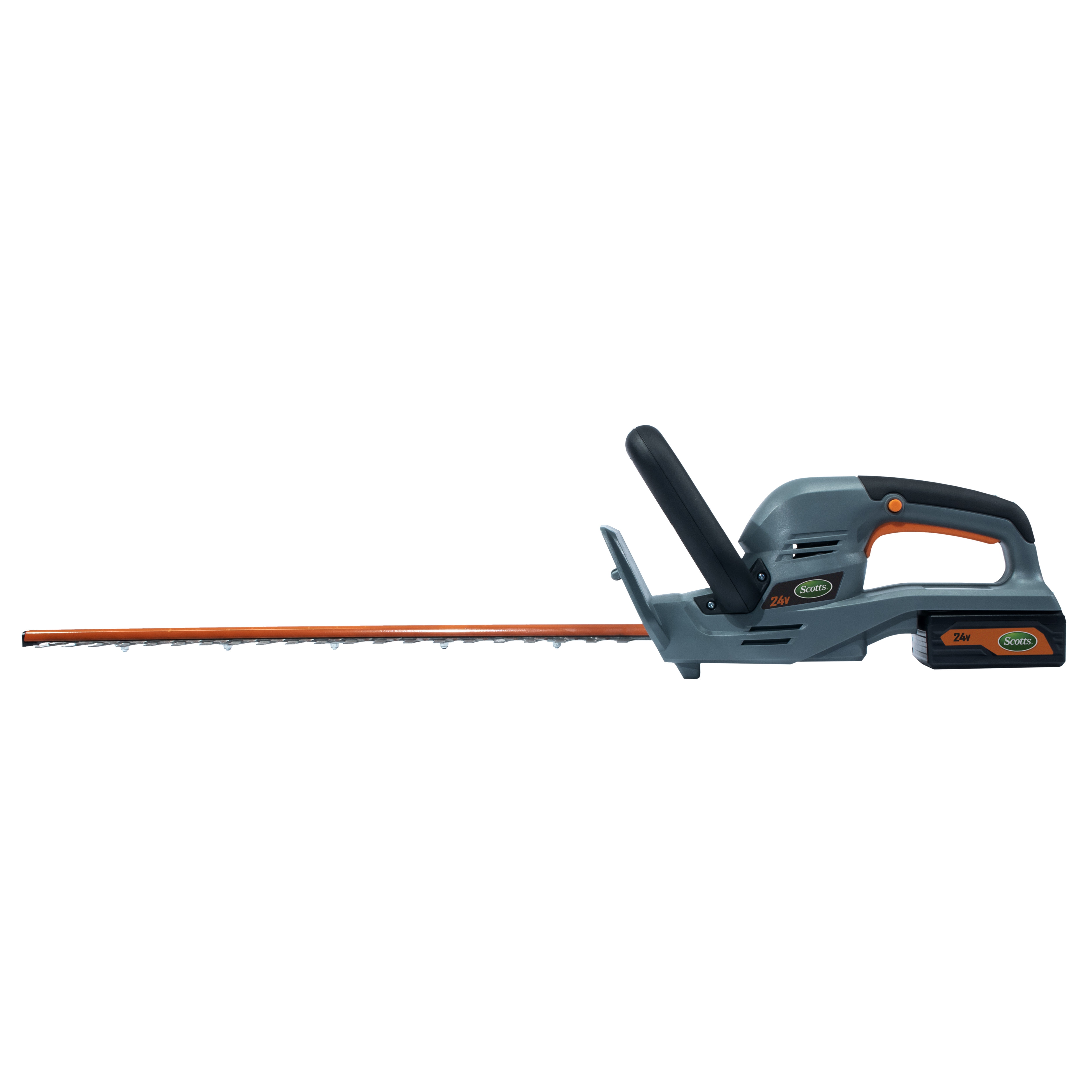 2.5Ah Battery and Fast Charger Included Scotts Outdoor Power Tools LHT12224S 24-Volt 22-Inch Cordless Hedge Trimmer 