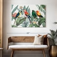 thumbnail image 3 of Elephant Stock Tropical Safari Parrots Wall Art - Horizontal Canvas Wall Art - Lobby Wall Decor - Animal Canvas - Green And Blue Decor - 48" x 32", 3 of 8