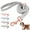 Gray, variant on Pet Artist Soft Tweed Dog Leash Rope Walking Leashes for Pet 5ft Long Rose Gold Clip