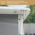 thumbnail image 5 of UBesGoo 6' x 5' Outdoor Storage Shed Plastic Garden Shed Resin Organization for Home/Lawn Mower/Backyard Equipment/Bike Storage/Pool Supplies, 5 of 8