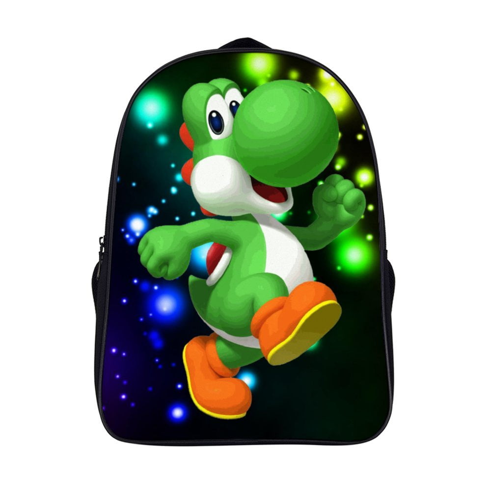 Super Mario Yoshi Backpack Multipurpose Daypacks Rucksack Large