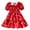 Red, variant on Styles I Love Little Girls Short Sleeve Polka Dots Print Ruffle Smocked Dress, 2 Colors ( Red, 90/1-2 Years)