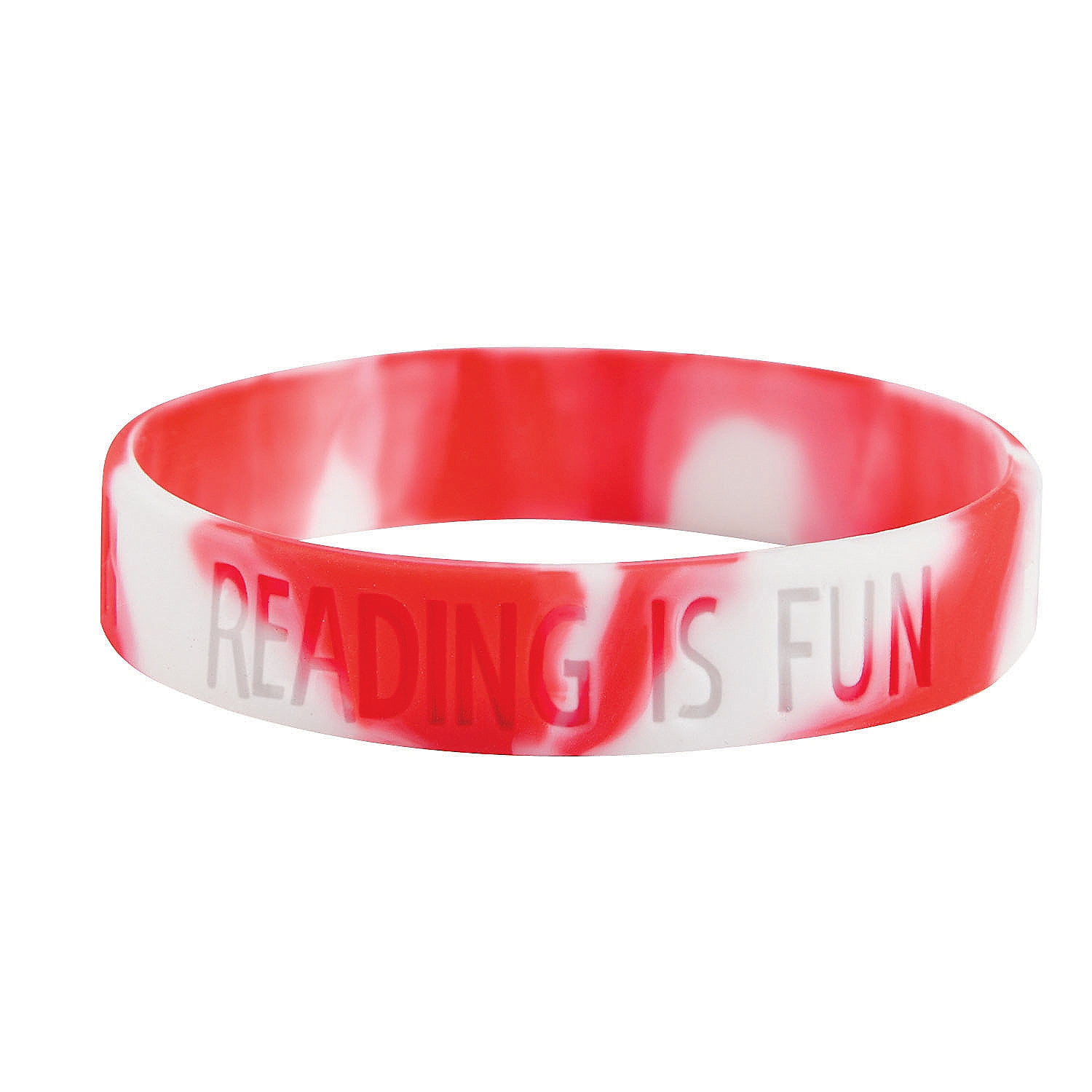 Red rubber bracelet Clearance