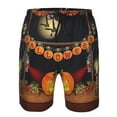 thumbnail image 4 of Naloa Halloween Decoration Men's Beach Shorts, Surfing shorts, Swim trunks, Quick Dry Swim Trunks for Surfing Beach Fun - X-Large, 4 of 9