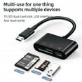 thumbnail image 5 of Usb Type C Card Reader Data Transfer Adapter Micro Interface Android Phone Computer Multi-function Otg/sd/tf Card U Disk Card Reader White, 5 of 5