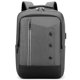 thumbnail image 1 of Mochila para portátil de viaje de negocios, bolsa para portátil con puerto de carga USB, gris oscuro, 1 of 6