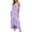 Light Purple, variant on Womens Dress Women's Chiffon Floral Print Dress Halter Neck Sleeveless Long Elegant Long Sleeve Formal Evening Gown for Party Wedding Guest Solid Beach Vacation Pink M