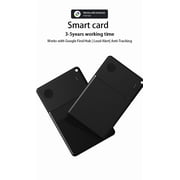 Google Smart Tracker Card, 5 Years Ultra-long Standby No Charging Needed, IP68 Waterproof & Wireless Charging, Compatible with iOS and Android, Anti-Lost Locator for Wallet, Passport, Luggage and Per