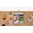 thumbnail image 3 of Drop In Kitchen Sink 30 Inch Single Bowl, Top Mount Stainless Steel Kitchen Sink, Deep Rust Resistant Kitchen Sink with Noise Reduction, 3 of 9