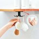 thumbnail image 2 of Juego de 2 soportes para utensilios de cocina giratorios de 360°, soporte para utensilios de cocina con 6 ganchos, estante organizador de almacenamiento sin perforación, para cocina/baño/armario, 2 of 5
