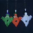 thumbnail image 5 of 6 uds fantasma colgante de Halloween, colgantes de manga de viento de paja fantasma de calabaza para decoraciones de fiesta de jardín de césped de Patio de Halloween, 5 of 5