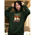 thumbnail image 2 of Better Than A Corgi? Two Corgis! Hoodie Women -Image by Shutterstock, Female 3X-Large, 2 of 4
