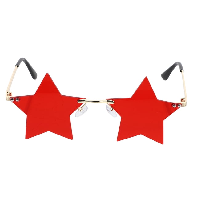 EeaseMX 1 par de gafas de fiesta de moda irregulares con forma de estrella