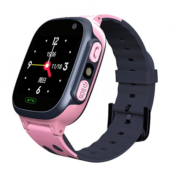 GJX Smart Watch for Kids,Silent Mode Kids Smart Watch,Comfort Watches for Kids,Pink
